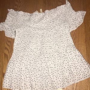 Off the shoulder blouse